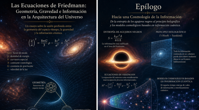 Las Ecuaciones de Friedmann y la Arquitectura Informacional del Universo:Geometría, Gravedad y los Horizontes del Conocimiento Cosmológico