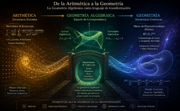 La Geometría Algebraica como Lenguaje de Convergencia entre las Estructuras Modulares de Ramanujan y la Hipercohomología del Dr. Francisco Bulnes.
