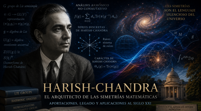 Harish-Chandra: El Arquitecto de las Simetrías Matemáticas y el Legado que Transformó la Ciencia del Siglo XXI.