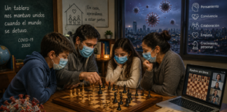 El ajedrez durante la pandemia de COVID-19: una reflexión sobre la resiliencia, el aprendizaje y la convivencia familiar.