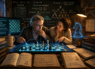 B={(i,j)∈Z2∣1≤i≤8,1≤j≤8}: Cuando las matemáticas enseñaron a pensar a un tablero de ajedrez.