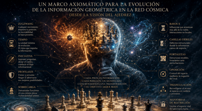 Ajedrez Cósmico: Axiomas de la Información y Geometría en la Estrategia del Universo.