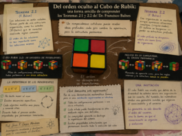 Del orden oculto a la geometría del conocimiento: una demostración lúdica de los Teoremas 2.1 y 2.2 del Dr. Francisco Bulnes mediante un Cubo de Rubik 2×2 y su simulación matemática computacional.