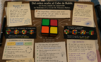 Del orden oculto a la geometría del conocimiento: una demostración lúdica de los Teoremas 2.1 y 2.2 del Dr. Francisco Bulnes mediante un Cubo de Rubik 2×2 y su simulación matemática computacional.