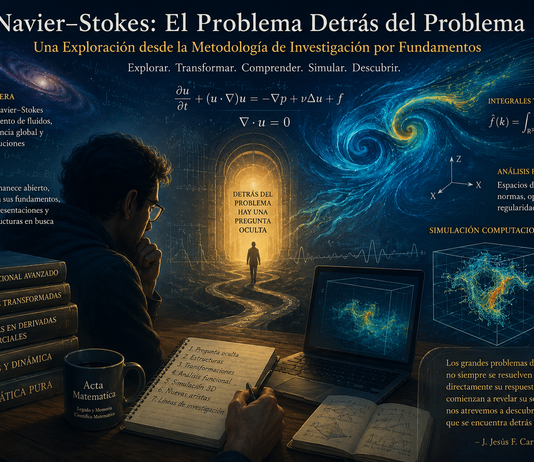 Navier–Stokes: El Problema Detrás del Problema. Una Exploración desde la Metodología de Investigación por Fundamentos.
