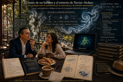 El humo de un habano y el misterio de Navier–Stokes: una conversación sobre la armonía matemática de la naturaleza.