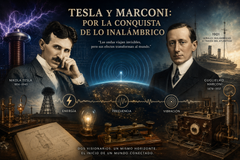 TESLA Y MARCONI: LA CONQUISTA DEL ESPACIO INVISIBLE.