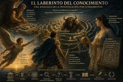 MÁS ALLÁ DEL MINOTAURO:El laberinto como metáfora de la investigación y la búsqueda de los fundamentos.