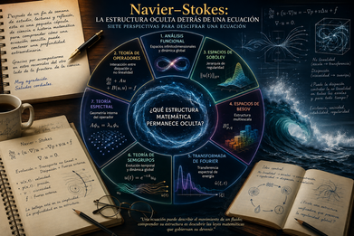 Navier–Stokes: la arquitectura oculta detrás de una ecuación.