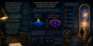 La Geometría Invisible de las Soluciones: Una interpretación intuitiva de los Teoremas 2.1 y 2.2 de Francisco Bulnes: cuando las ecuaciones revelan la arquitectura oculta del conocimiento.