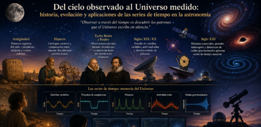 El Universo en el tiempo: de las primeras observaciones del cielo a la memoria matemática de las estrellas.