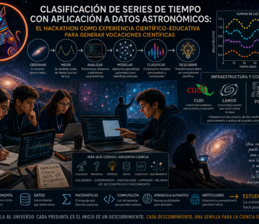 Del dato al cosmos: el hackathon científico como puente entre la computación, la educación y las vocaciones científicas.