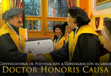 CONVOCATORIA PARA OTORGAMIENTO DE DOCTORADO HONORIS CAUSA