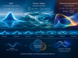 TRES MIRADAS, UNA ESTRUCTURA. De la dinámica solitónica a la huella geométrica: KdV, Navier–Stokes, cohomología y sucesiones exactas