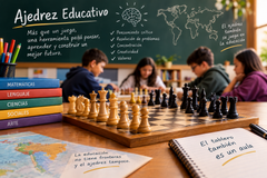 El ajedrez educativo: cuando el tablero se convierte en un aula.