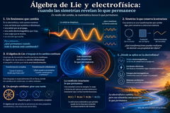 ÁLGEBRA DE LIE Y ELECTROFÍSICA: LA SIMETRÍA OCULTA EN MEDIO DEL CAMBIO.