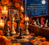 “Las piezas que el tiempo olvidó”. Un cuento ajedrecístico para el Día de Muertos