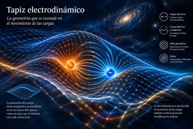La huella geométrica electromagnética: las formas invisibles que revelan la estructura de un campo.