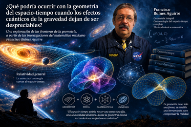 ¿Qué podría ocurrir con la geometría del espacio-tiempo cuando los efectos cuánticos de la gravedad dejan de ser despreciables?