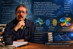 El álgebra desde la perspectiva del Dr. Francisco Bulnes: estructuras, relaciones y transformación matemática.