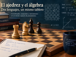 El tablero como laboratorio del pensamiento: el ajedrez y el álgebra en la geometría del movimiento.