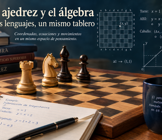 El tablero como laboratorio del pensamiento: el ajedrez y el álgebra en la geometría del movimiento.