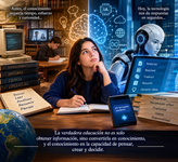 De la máquina que soñaba con el futuro a la inteligencia artificial: conocimiento, imaginación y pensamiento crítico en la era digital.