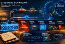 EL VIAJE INVISIBLE DE UN ELECTRÓN: DEL CIRCUITO RCL AL ÁLGEBRA DE LIE Y LA ESTRUCTURA OCULTA DE LA ELECTROFÍSICA.