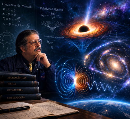 El código secreto del universo: el Dr. Francisco Bulnes y la geometría oculta del espacio-tiempo.
