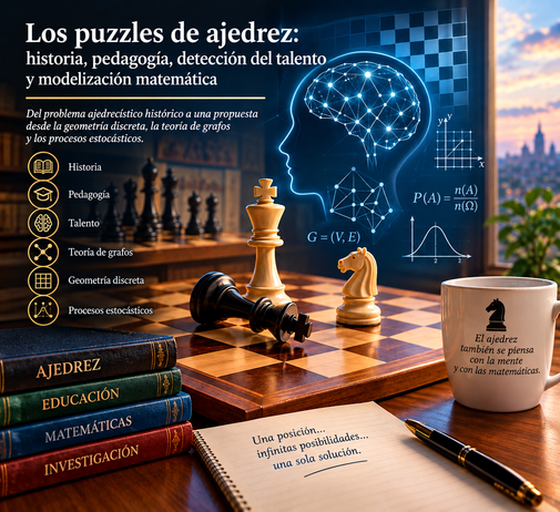 Los puzzles de ajedrez: del talento a la geometría del pensamiento.