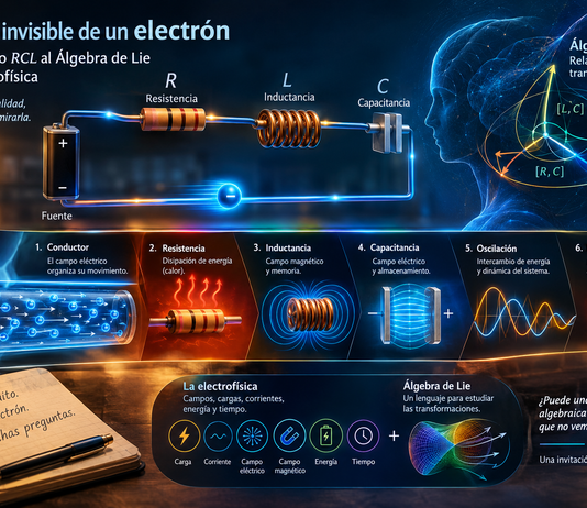 EL VIAJE INVISIBLE DE UN ELECTRÓN: DEL CIRCUITO RCL AL ÁLGEBRA DE LIE Y LA ESTRUCTURA OCULTA DE LA ELECTROFÍSICA.